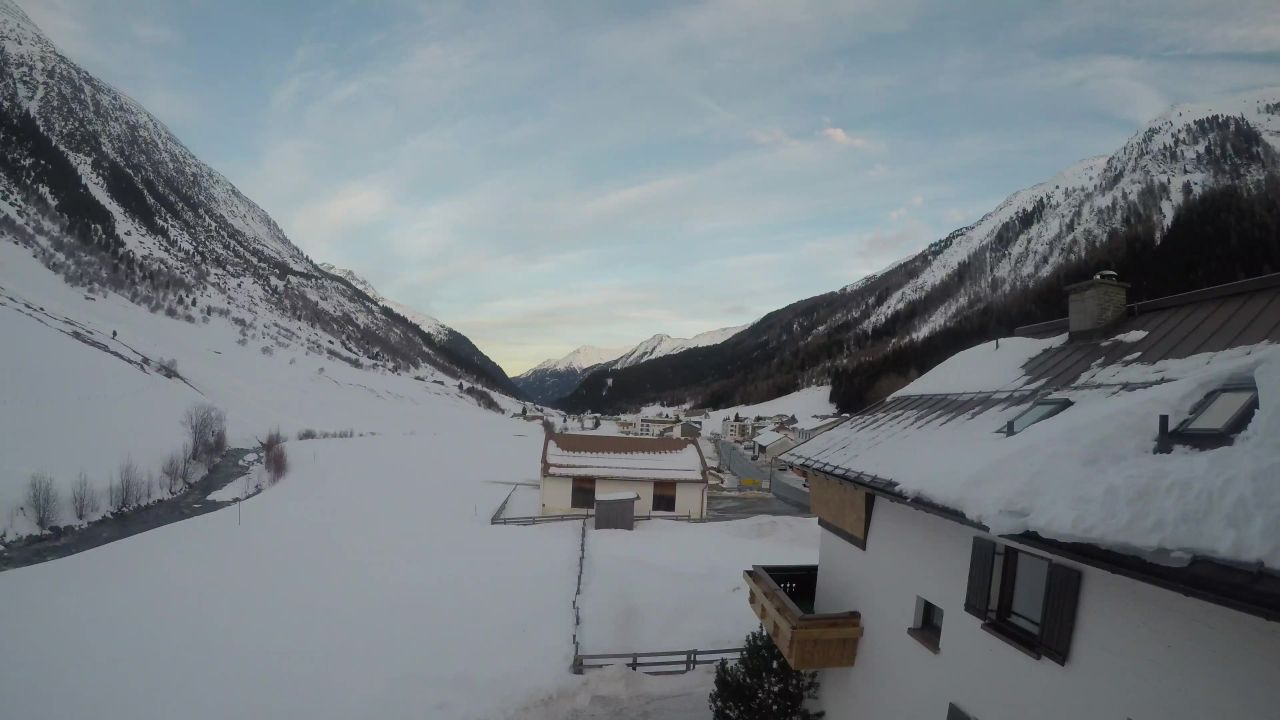 山冬天自然景观天空山