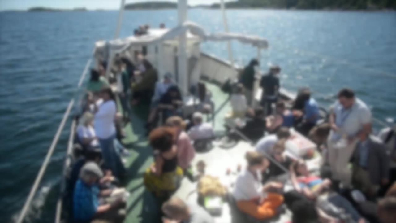 船人甲板模糊