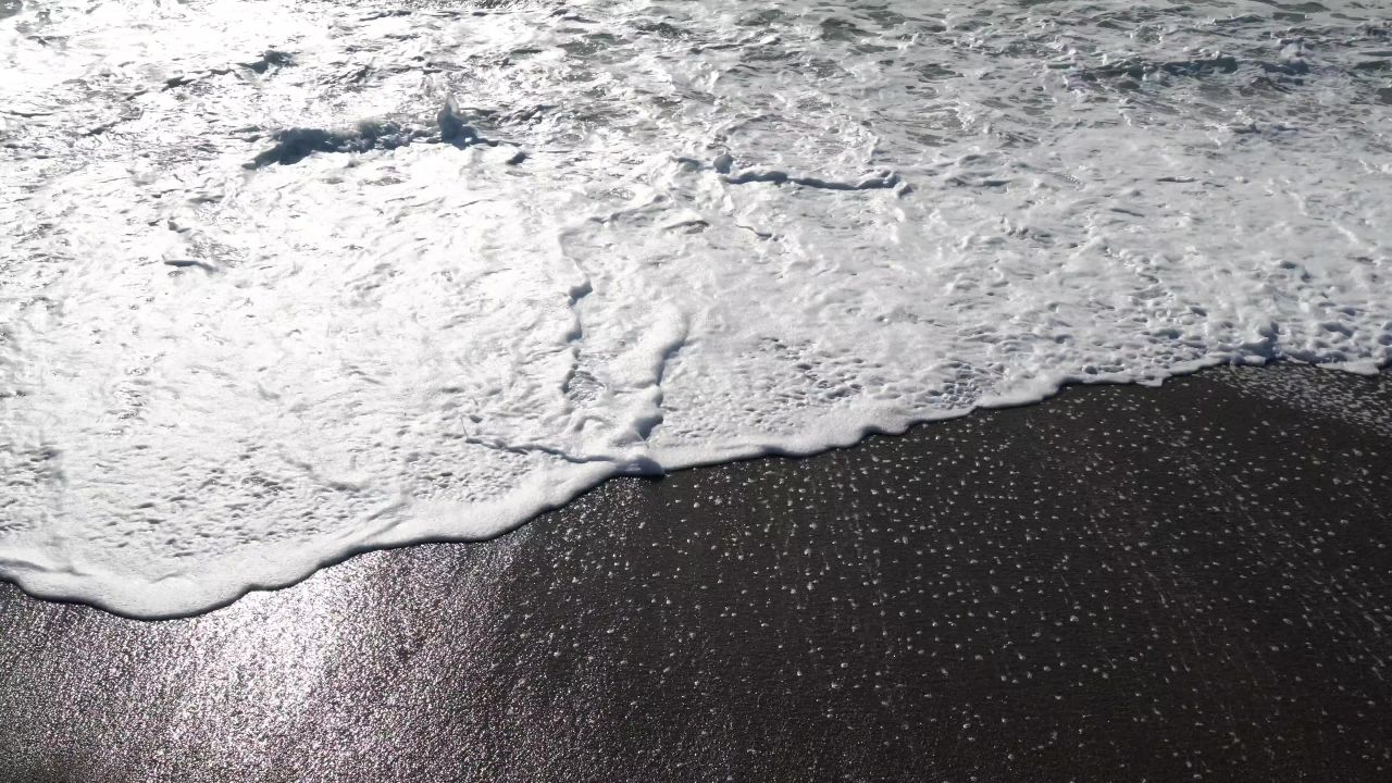 波浪海滩波海洋