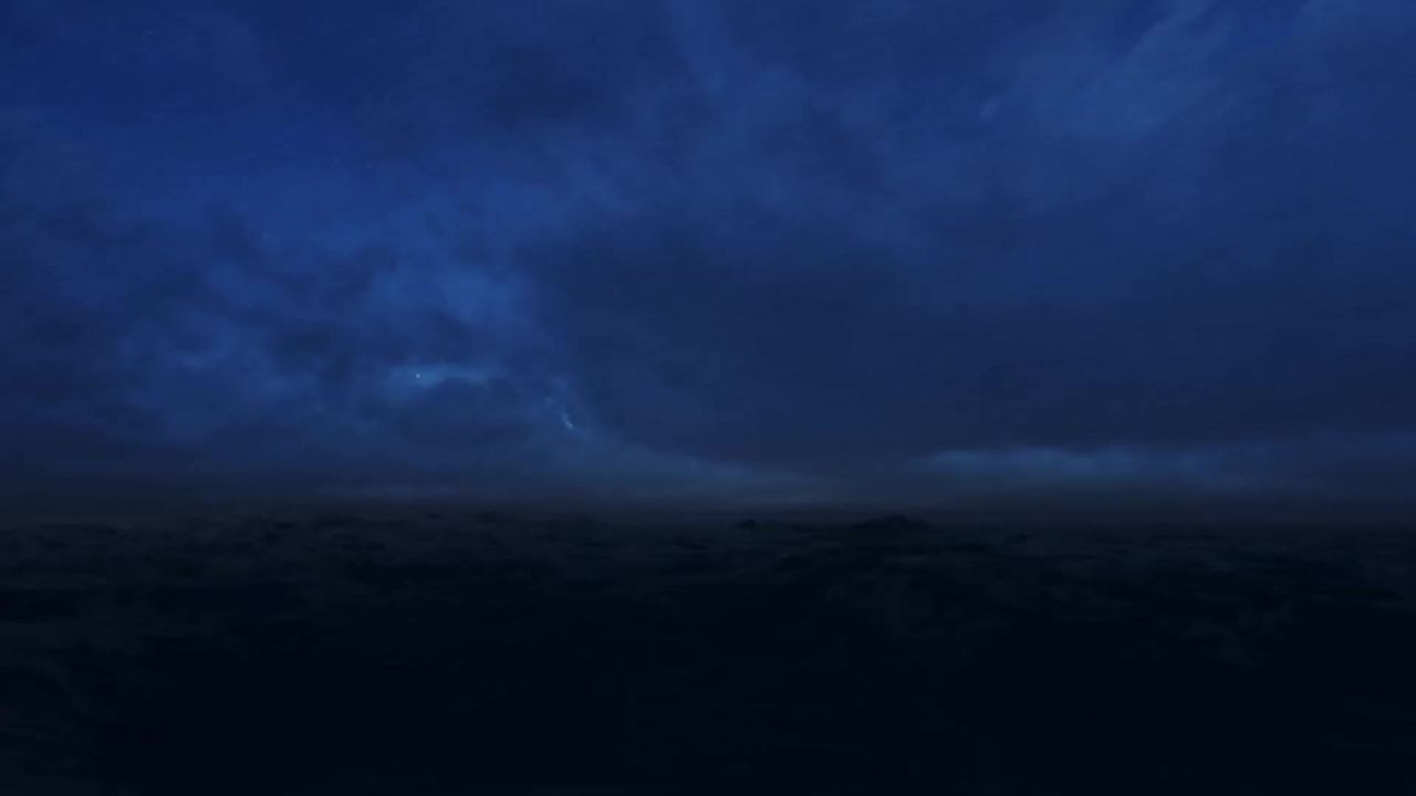 风暴海洋天空雨