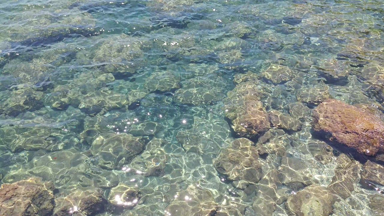 海洋海滩岩石把