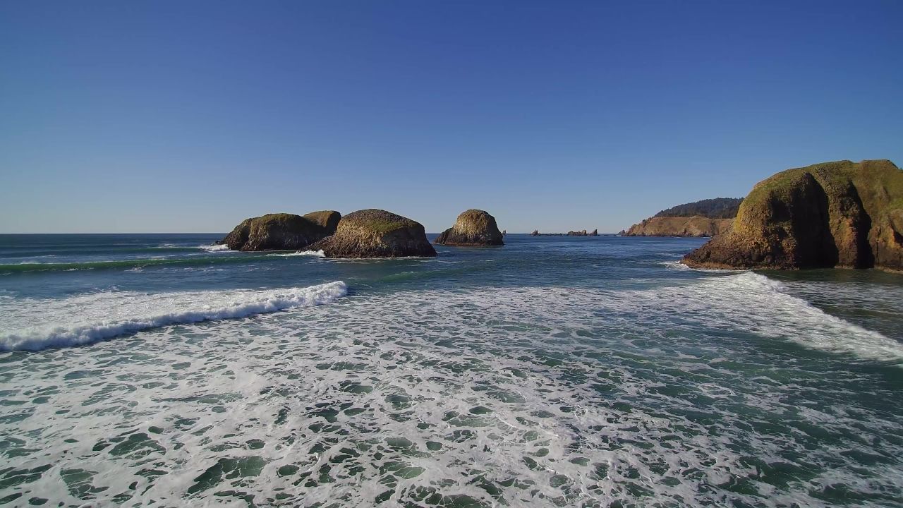 海洋岩波俄勒冈