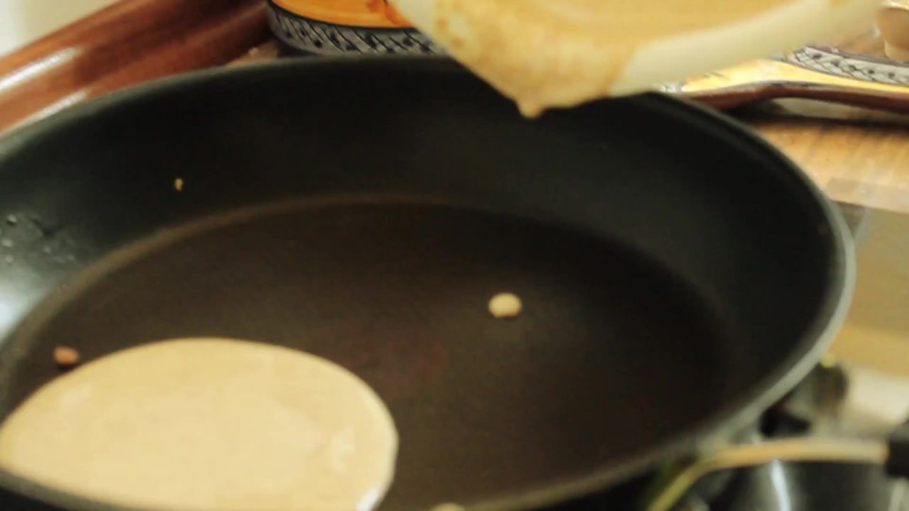 烹饪煎饼食品厨房