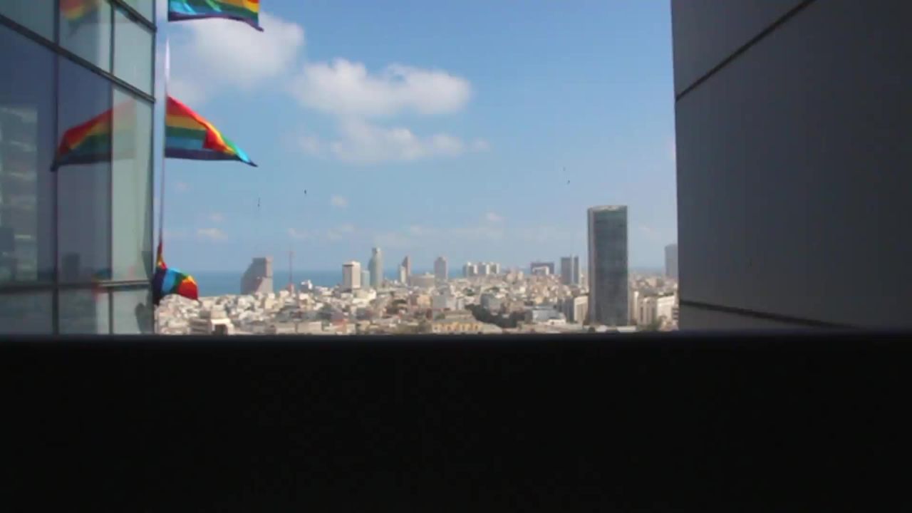 电梯旗高层摩天楼