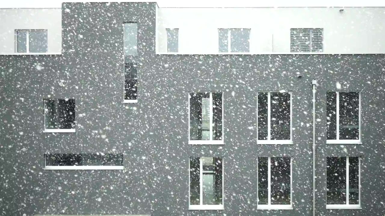 降雪雪雪花雪暴