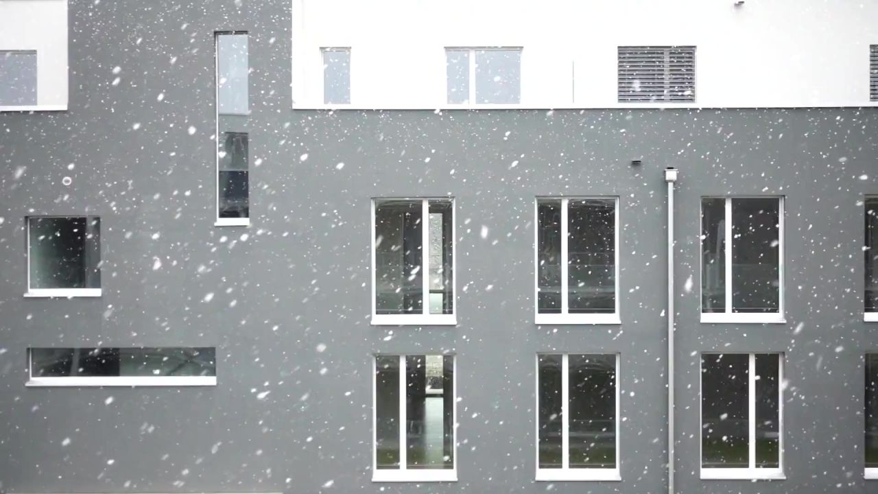雪乱舞降雪雪