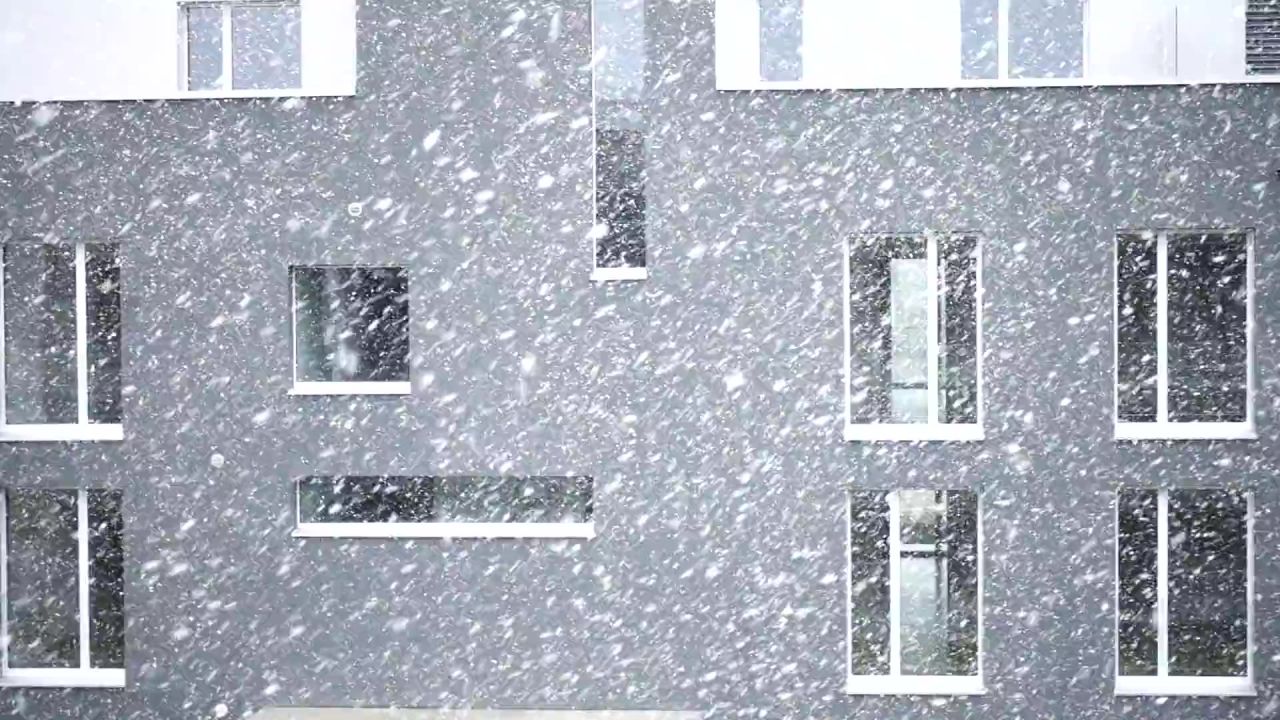 雪乱舞降雪雪