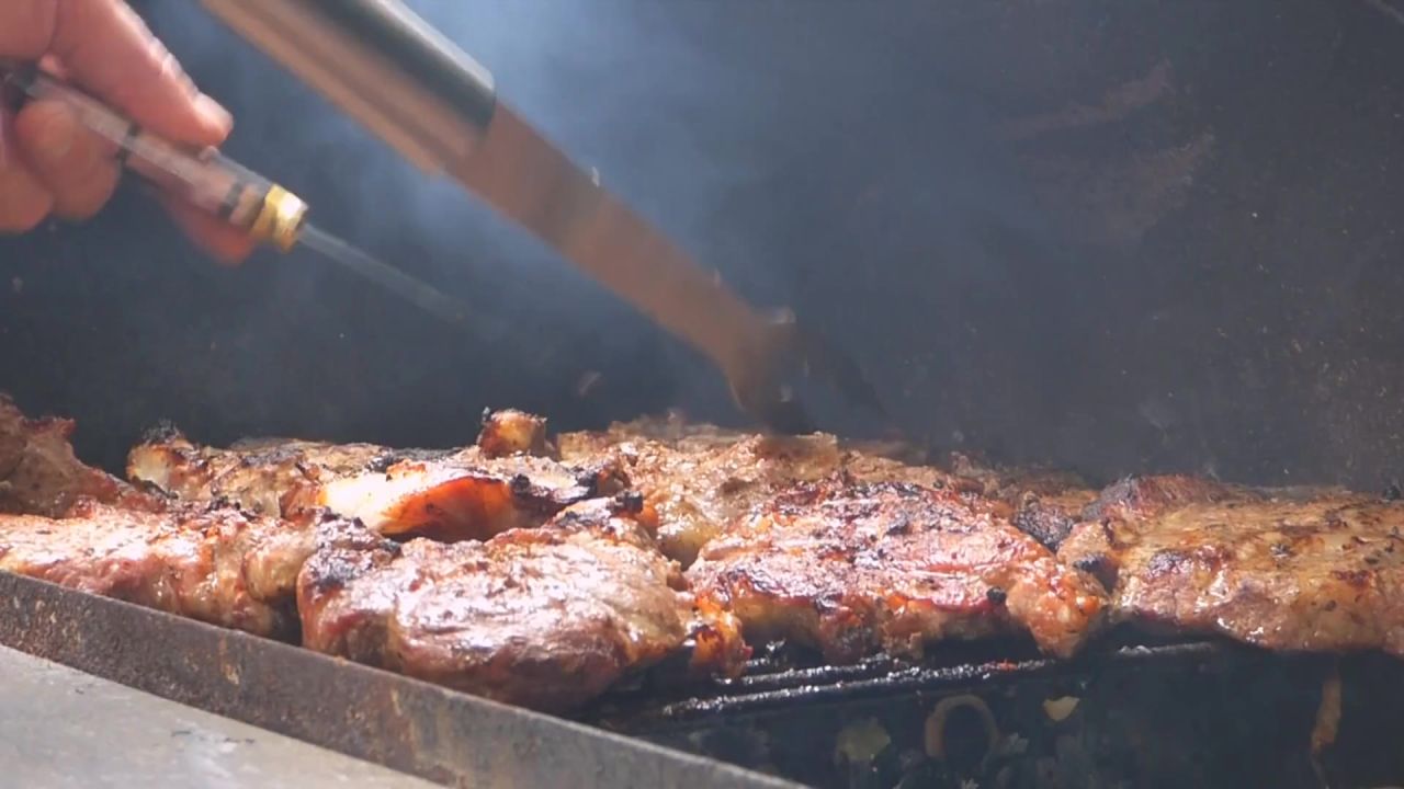 炒肉肉牛排烤架
