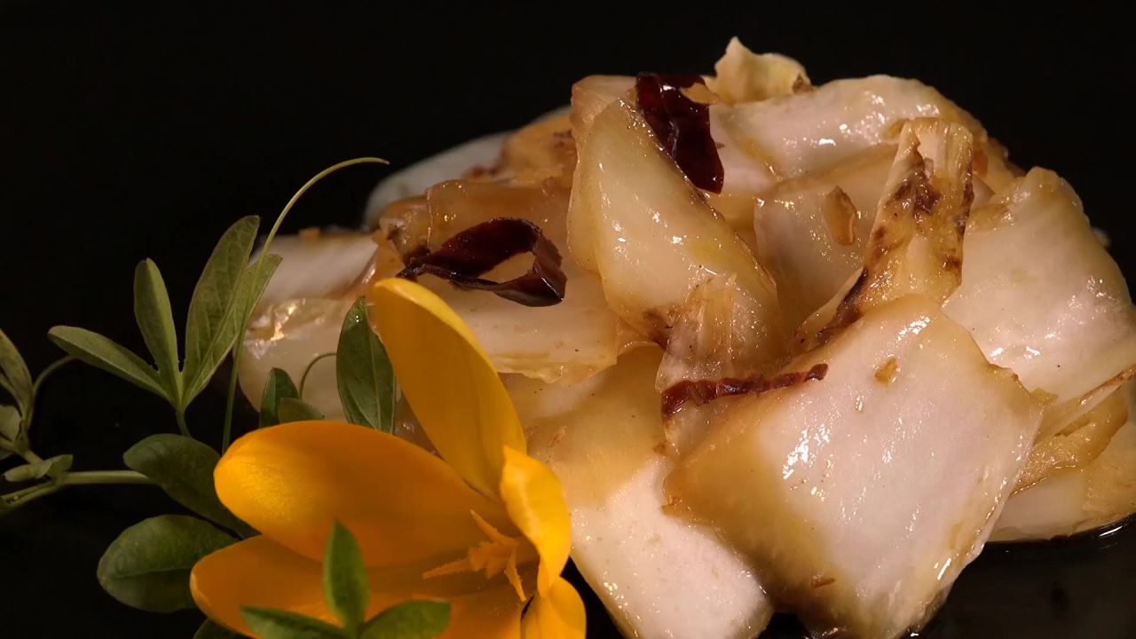 辣卷心菜食品蔬菜