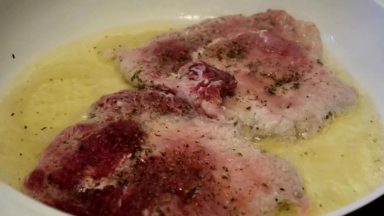 肉猪排饮食食品