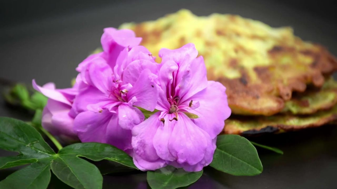 蔬菜煎饼食品菜