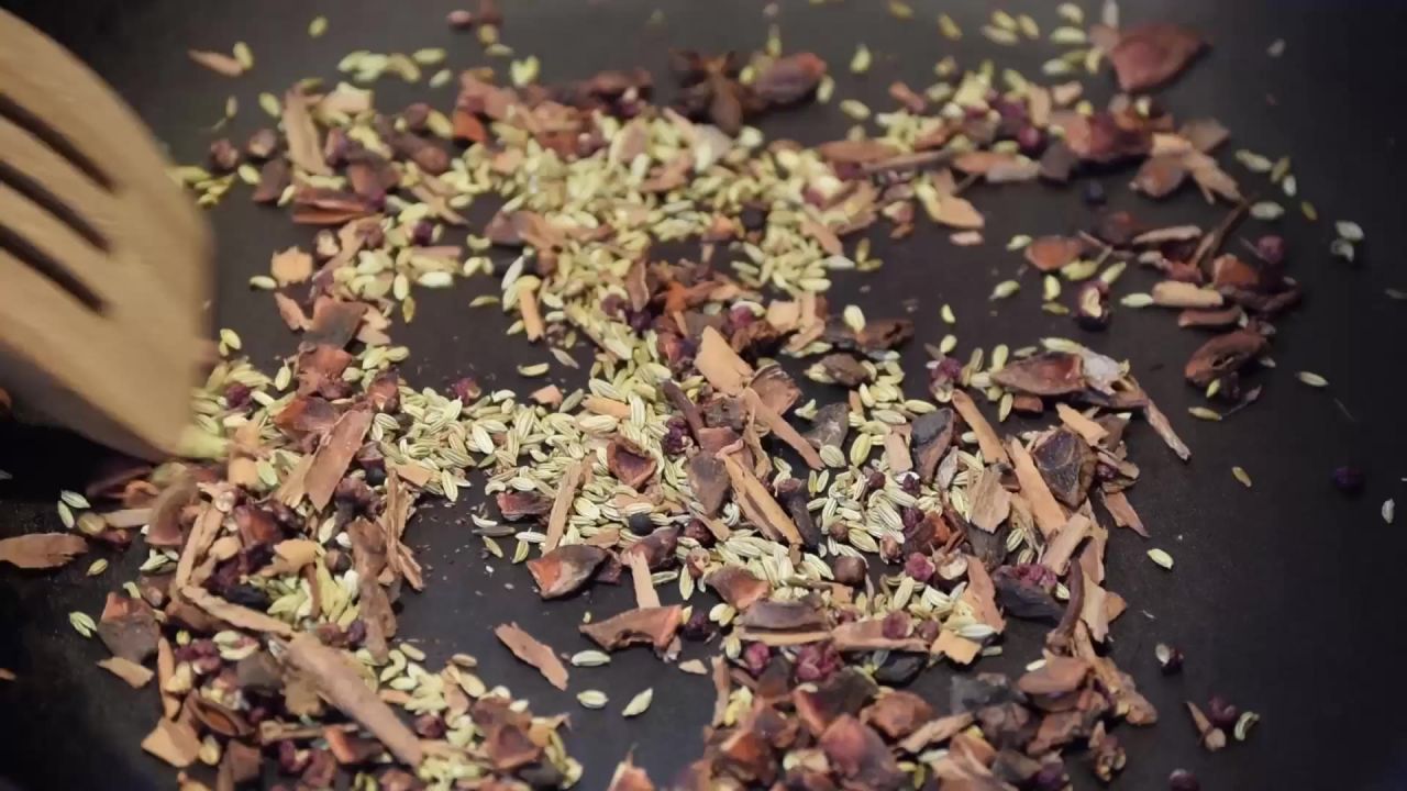 香料砂浆研磨混合