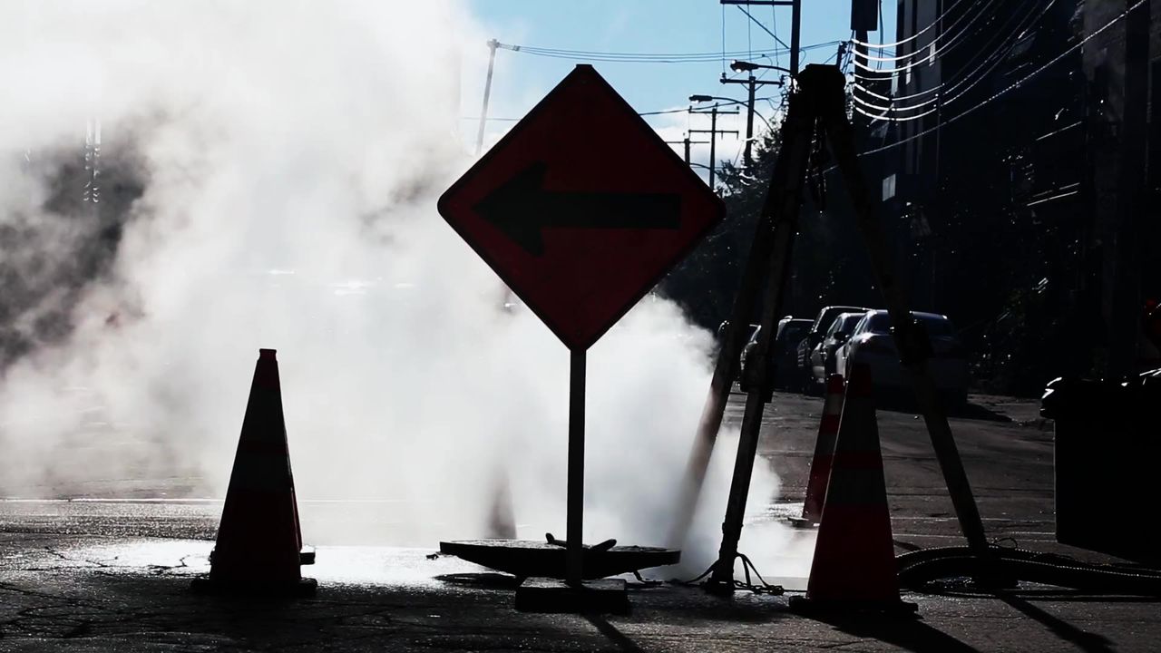 道路工程施工现场