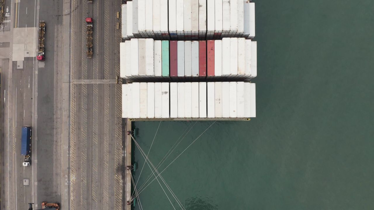 集装箱船运输物流货物