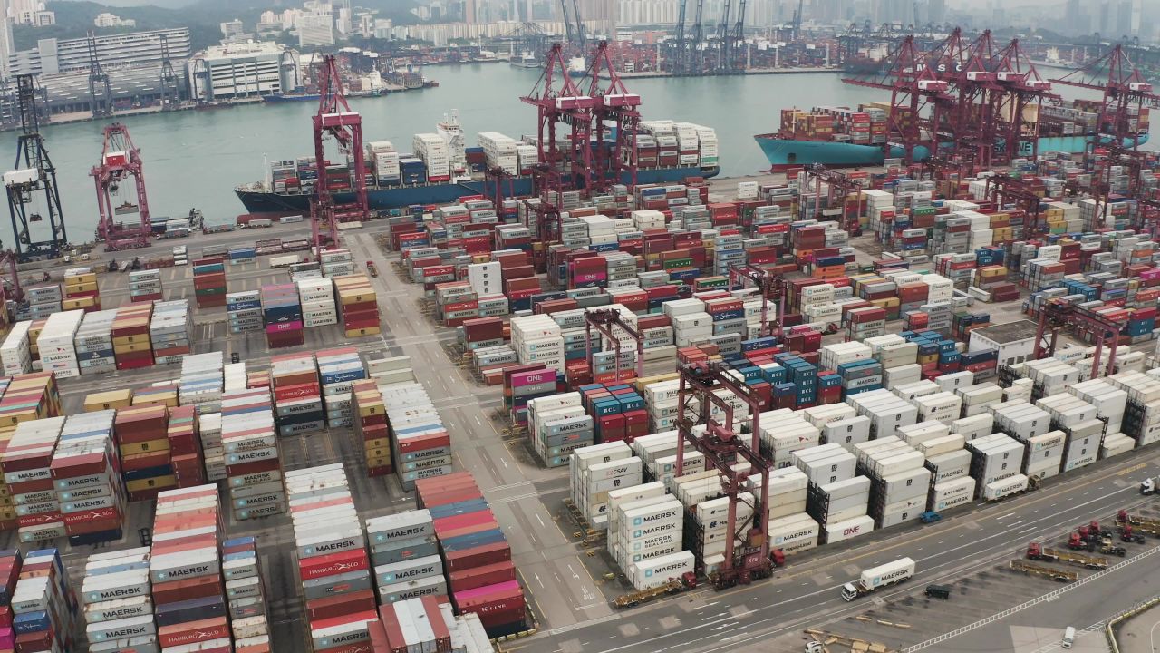 集装箱终端海港集装箱