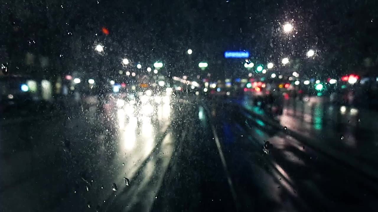 城市光夜街灯