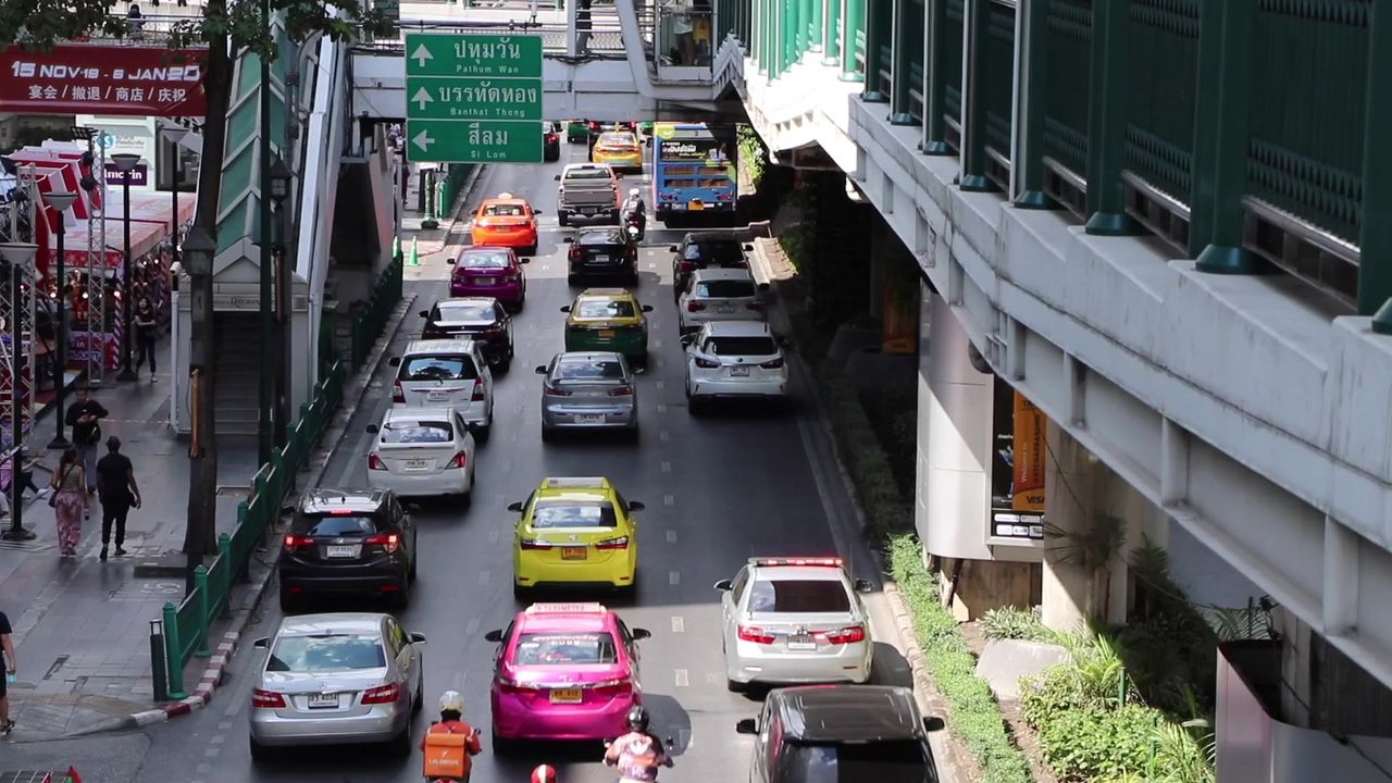 泰国汽车路街