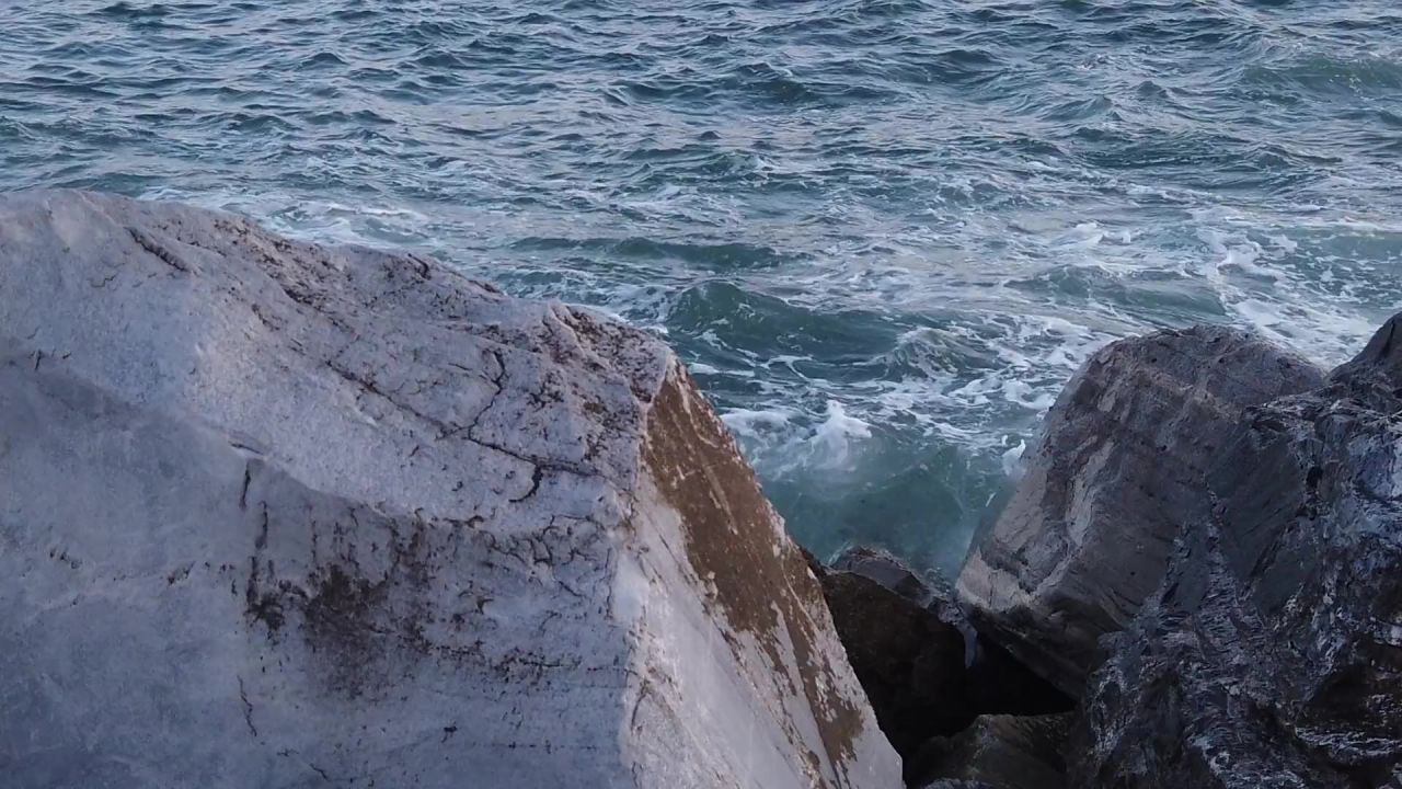 波海洋地中海日落