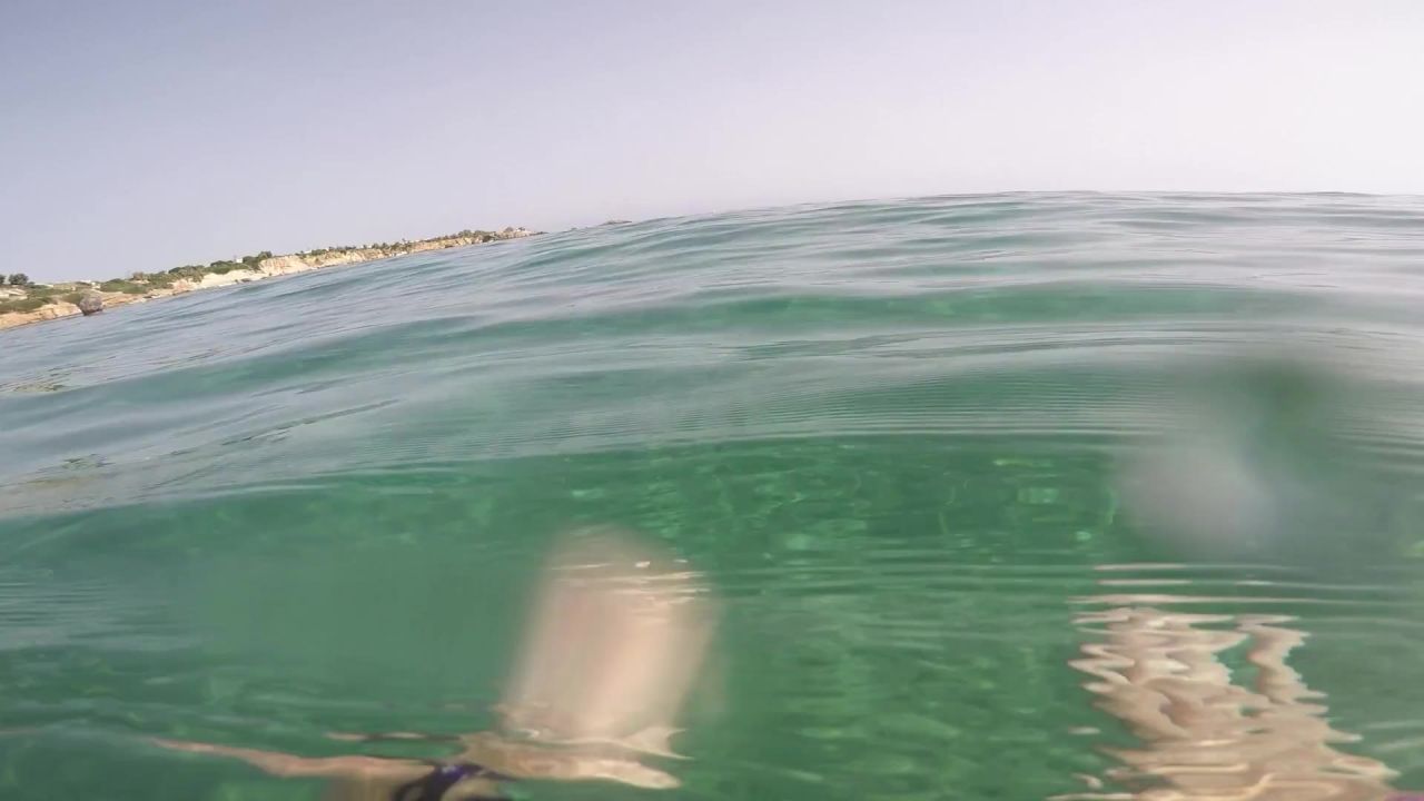游泳水下水海