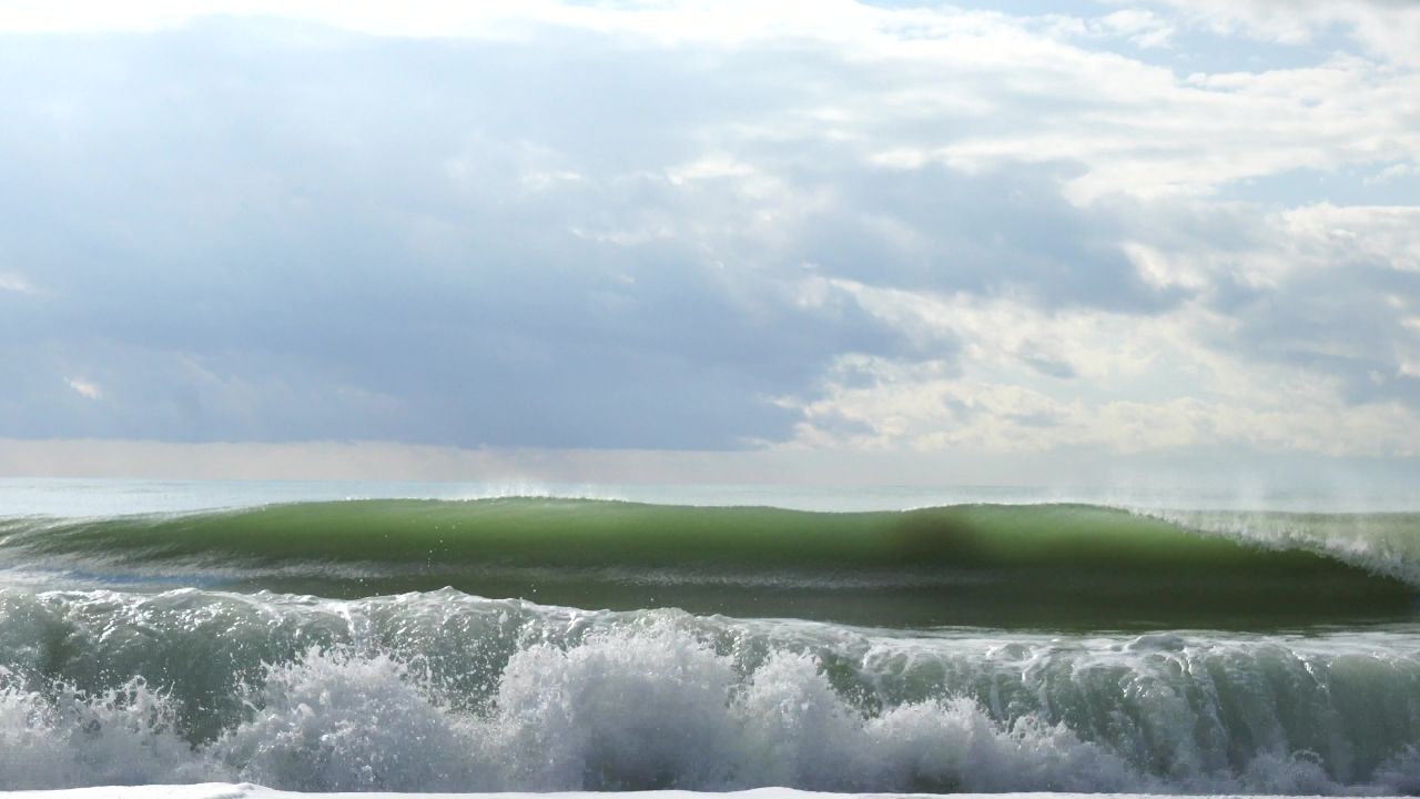 波海滩泡沫海洋