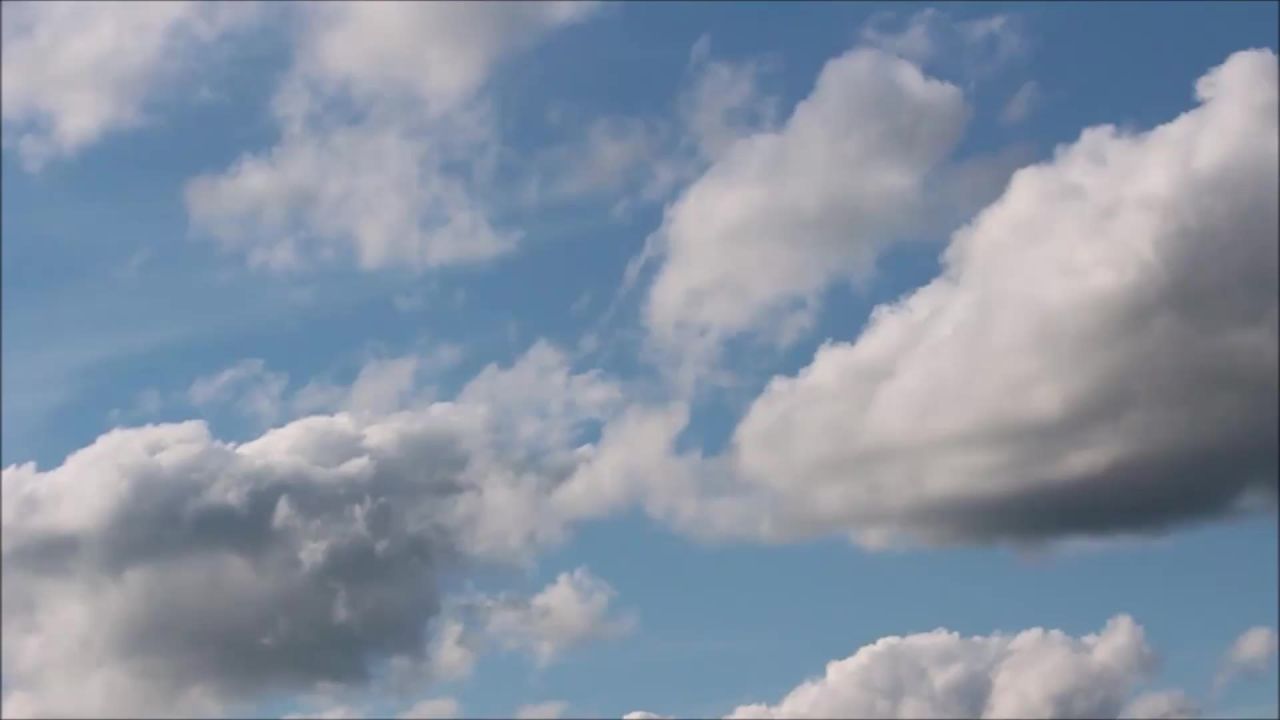 云风雨云天空蓝色