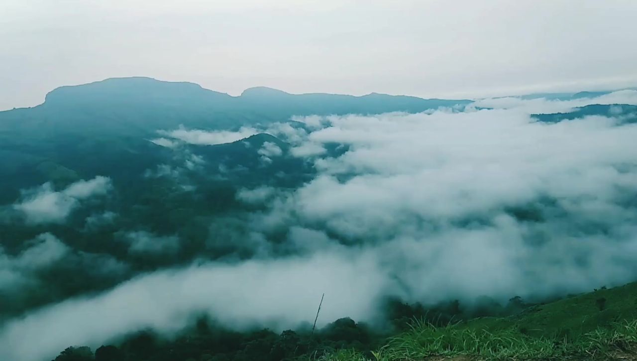 景区云天空自然蓝色夏天