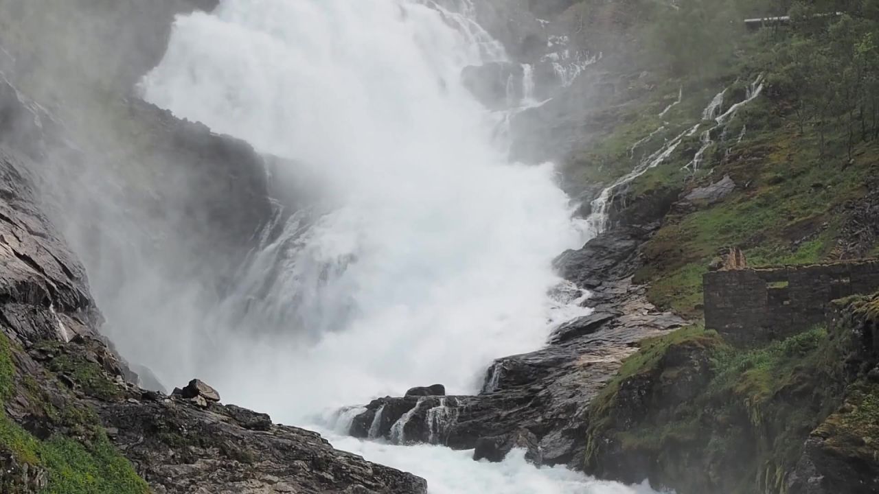 瀑布水景观水域