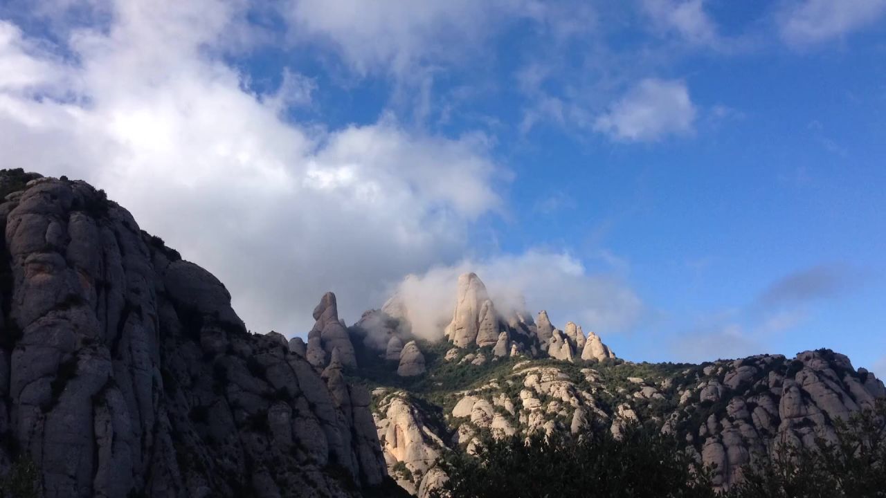 山自然景观天空冒险