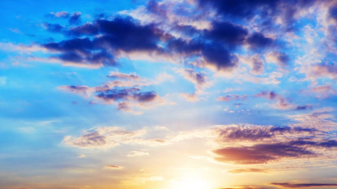 天空云太阳自然