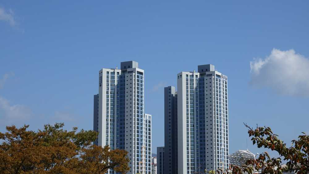 公寓体系结构天空建筑