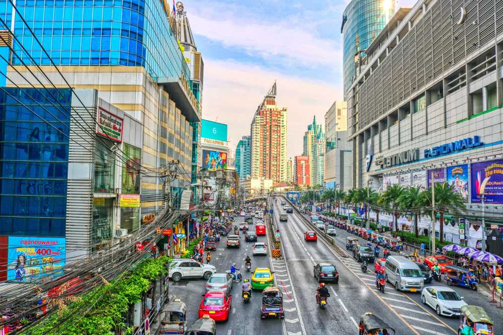 运输城市路曼谷