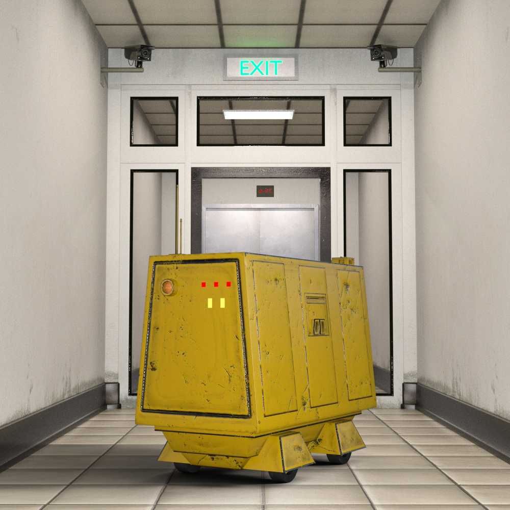 走廊容器运输车辆