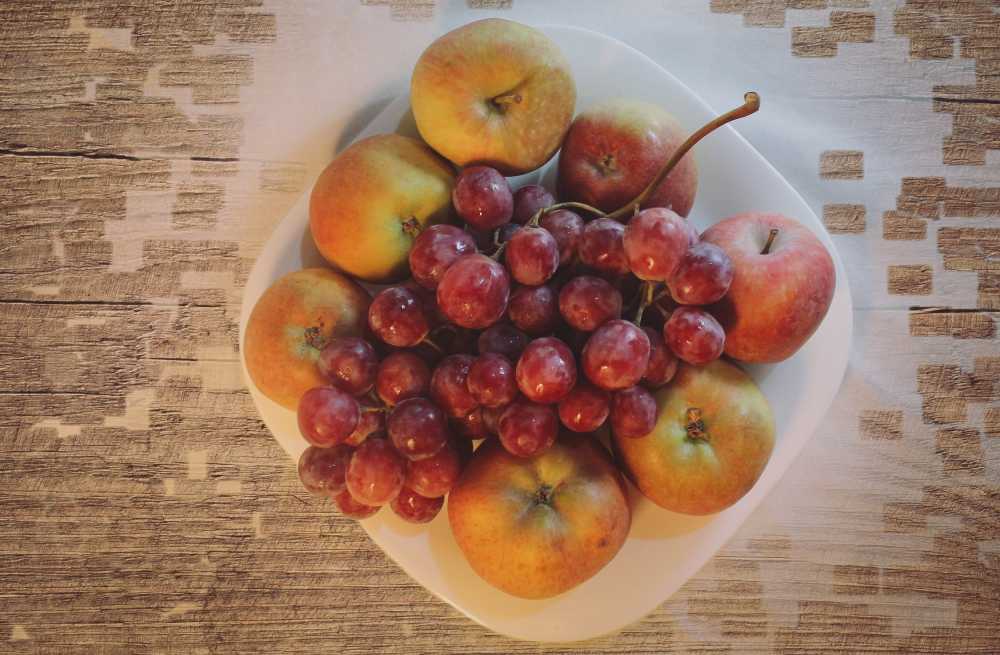 蓝莓苹果甜点水果