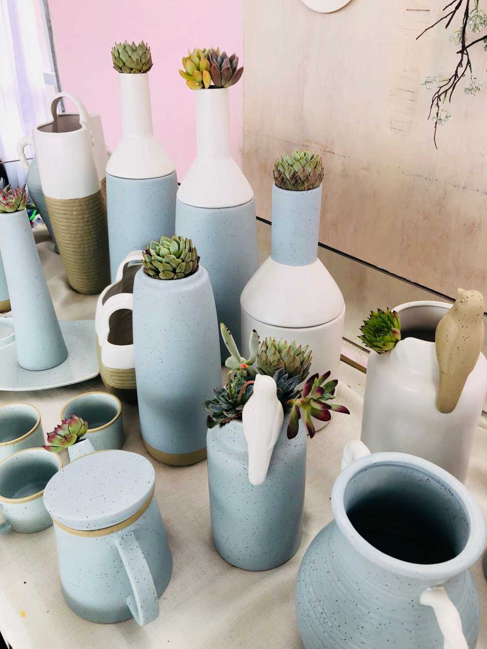 花瓶花艺术工艺品