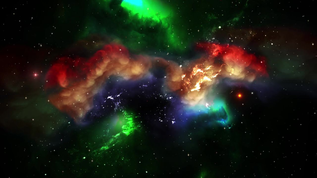 星云多色星级宇宙空间幻想银河