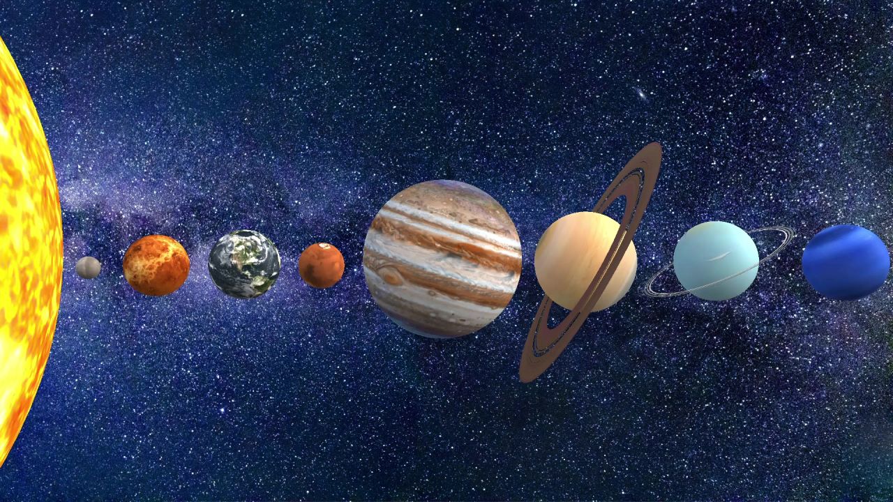 太阳能发电系统地球太阳系银河系星系宇宙行星系统空间明星太阳汞金星