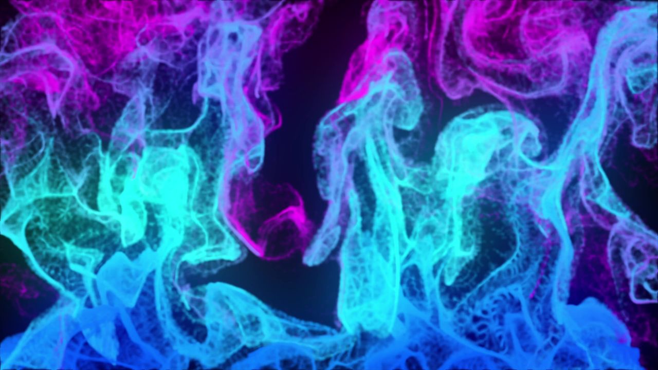 未来发光热点火插图独立光魔术运动神秘红色科学烟空间火花