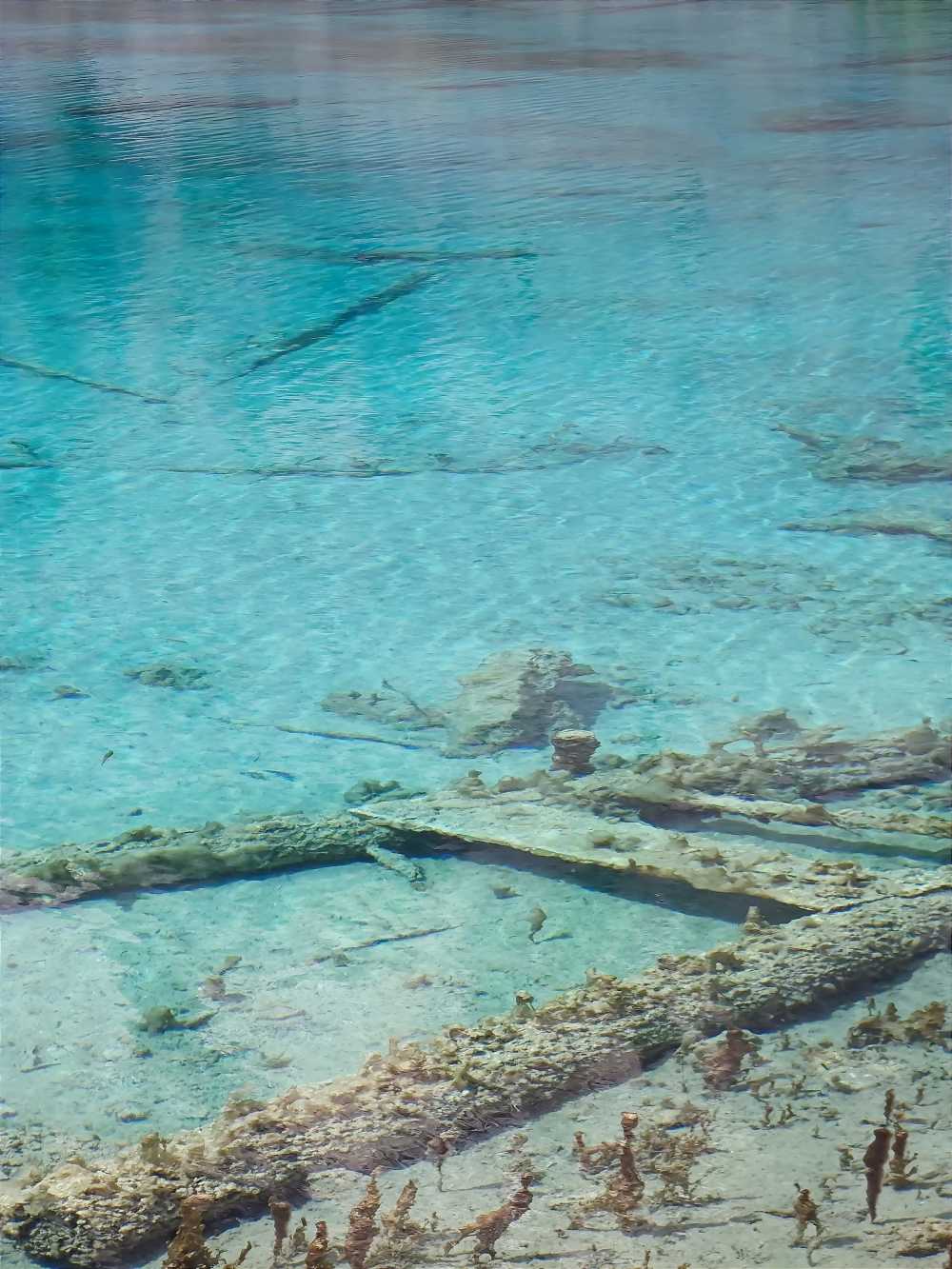 九寨沟蓝色海子
