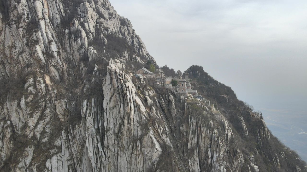 航拍河南嵩山