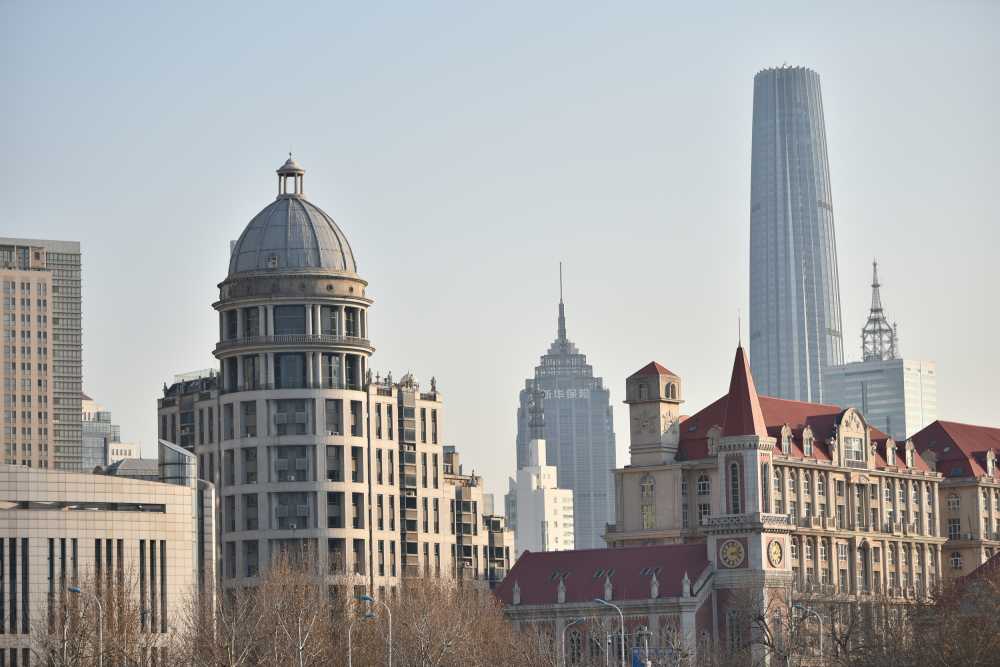 冬日城市风光