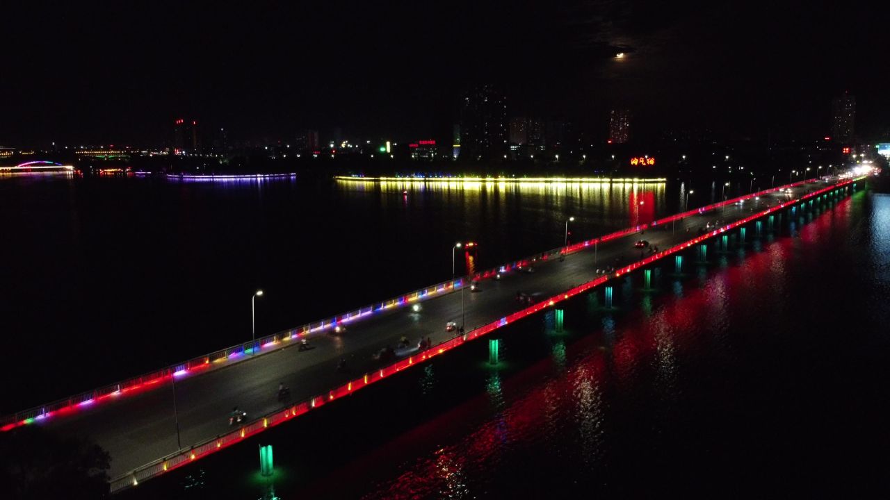 南阳卧龙大桥夜景