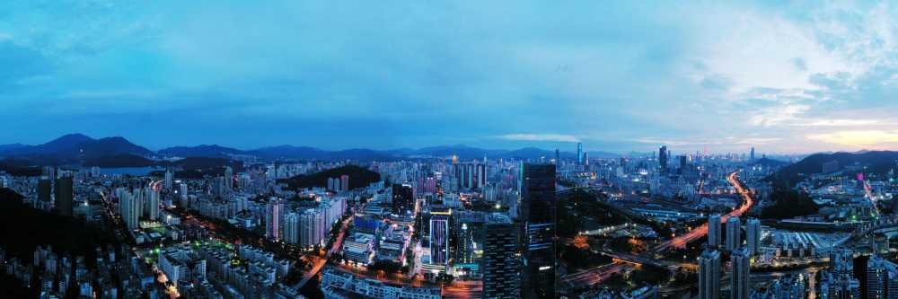 水贝珠宝产业集聚基地南向航拍
