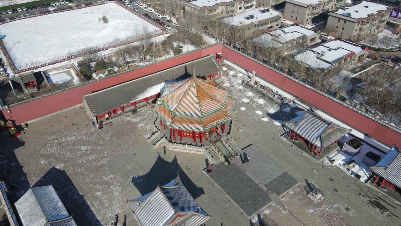 沈阳故宫航拍