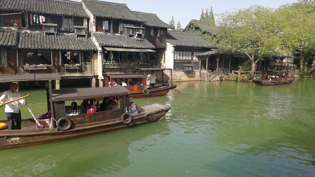 乌镇划船