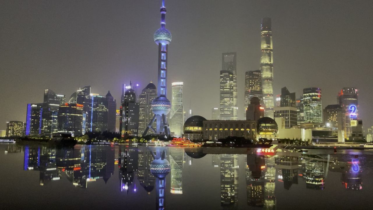 上海陆家嘴夜景