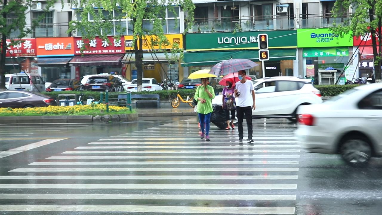 斑马线行人