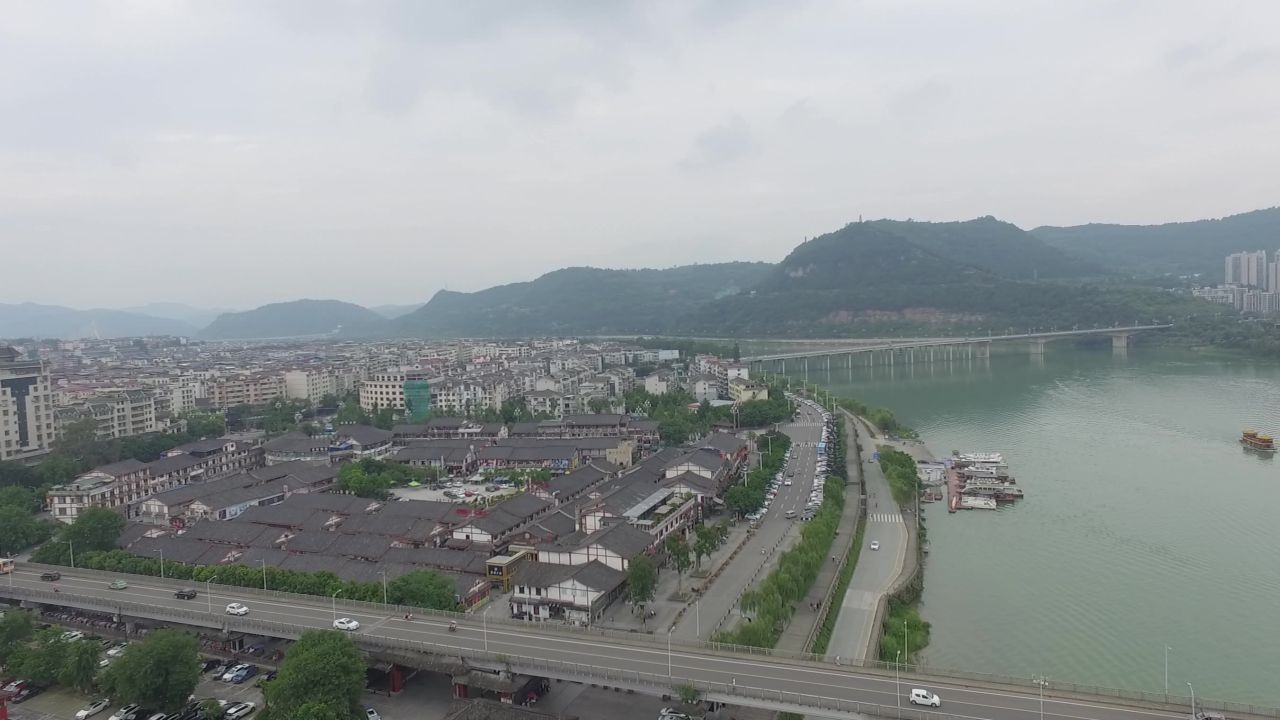 阆中古城航拍