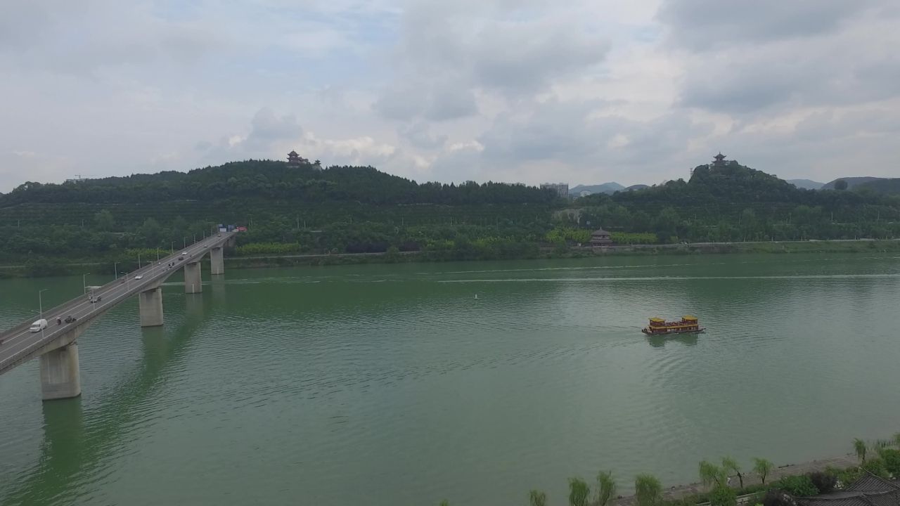 阆中古城航拍