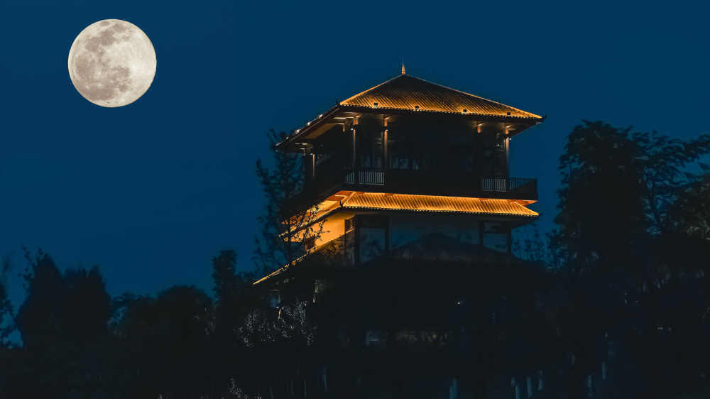 夜晚的鼓楼