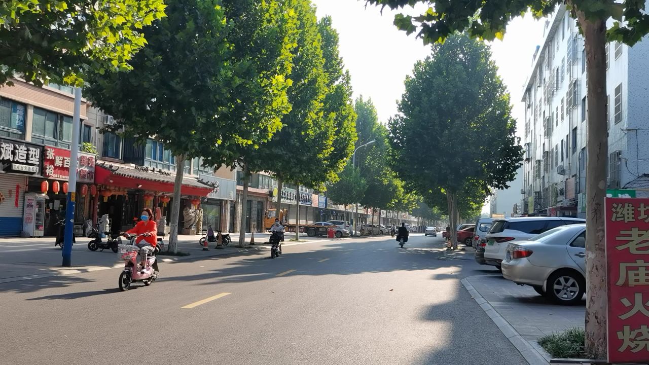 夏日秋日小城市街景文艺片段合集